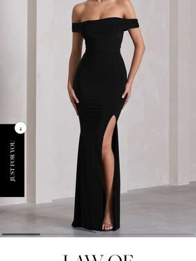 sachin and babi light blue dress High Shine – Club L London main image 0